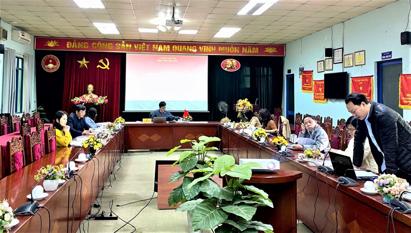 Học viện Dân tộc họp Hội đồng đánh giá, nghiệm thu nhiệm vụ  khoa học và công nghệ cấp cơ sở năm 2024