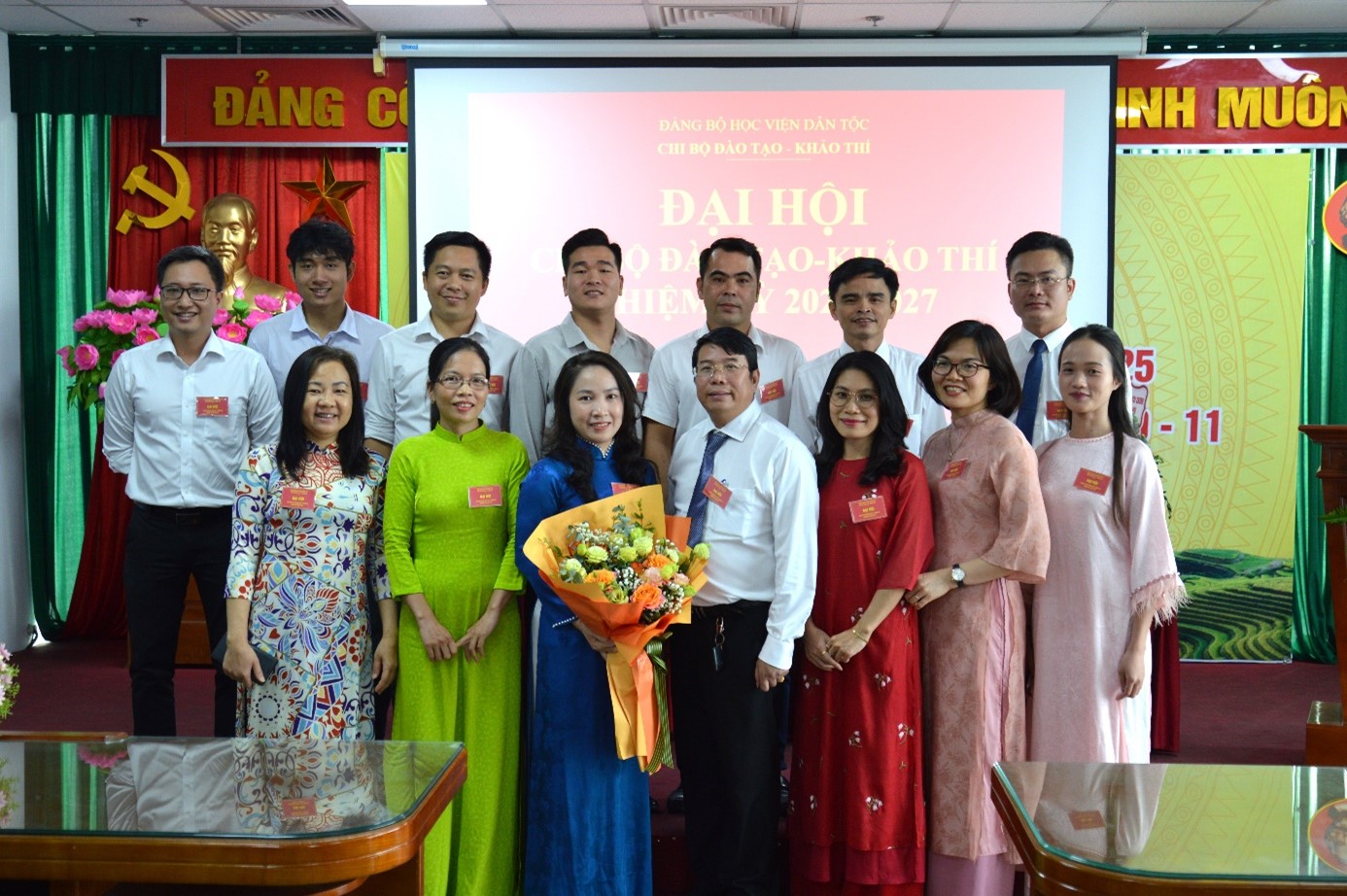 Chi bộ Đào tạo – Khảo thí tổ chức thành công  Đại hội Chi bộ nhiệm kỳ 2025-2027