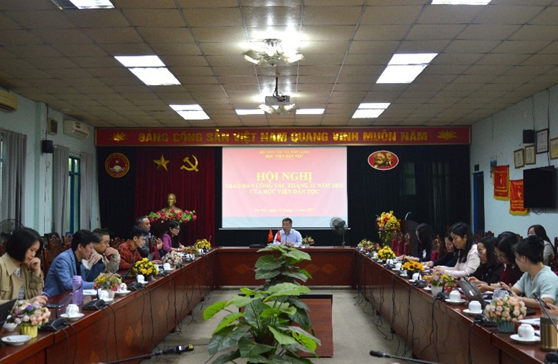 Hội nghị giao ban công tác tháng 12/2025