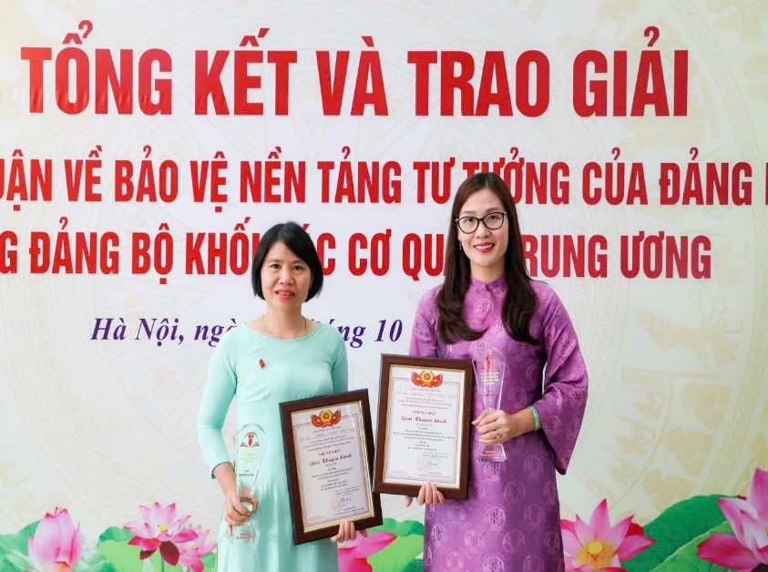 Lễ tổng kết, trao giải cuộc thi chính luận về bảo vệ nền tảng tư tưởng  của Đảng năm 2024 trong Đảng bộ Khối các cơ quan Trung ương