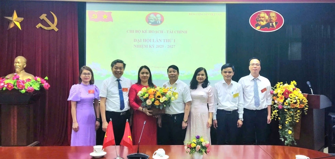 Chi bộ Kế hoạch – Tài chính tổ chức thành công  Đại hội Chi bộ nhiệm kỳ 2025-2027