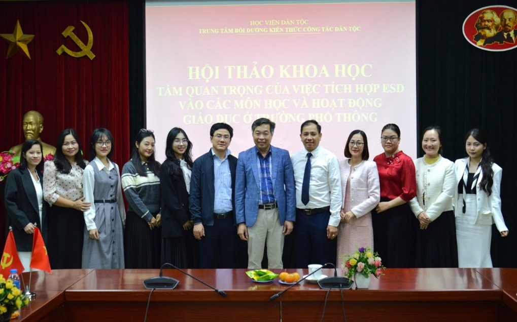 Hội thảo khoa học Tầm quan trọng của việc tích hợp ESD  vào các môn học và hoạt động giáo dục ở trường phổ thông