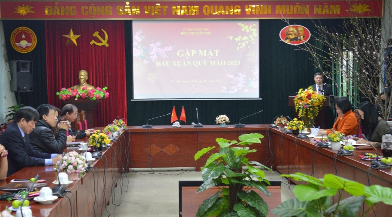 Học viện Dân tộc gặp mặt đầu Xuân Quý Mão 2023