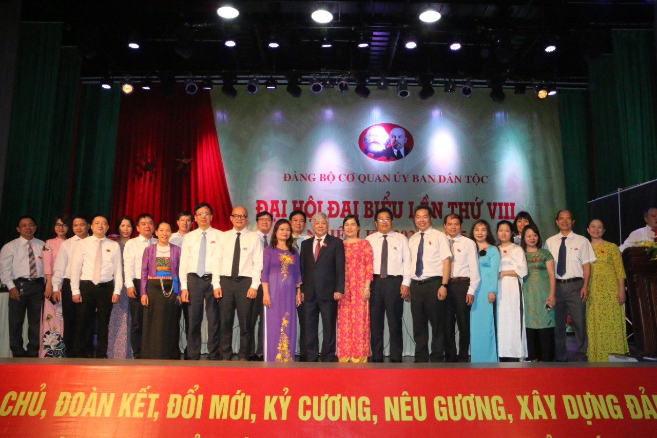 Đoàn đại biểu Học viện Dân tộc tham dự Đại hội đại biểu lần thứ 8 nhiệm kỳ 2020-2025 của Đảng bộ cơ quan UBDT